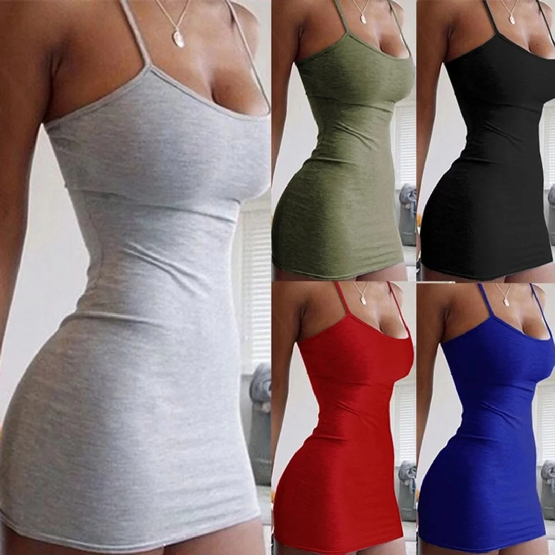 Pijama feminino sexy apertado sem mangas com suspensório pode ser usado como roupa externa saia quadril roupas para casa