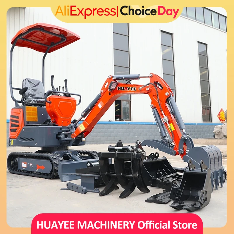 Miniexcavadora de entrega rápida, 1 tonelada, personalizada, motor EPA EURO5, miniexcavadoras sobre orugas, fabricante de excavadoras pequeñas de alta calidad