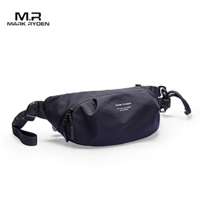 Mark ryden bolsa de peito casual à prova d'água masculina multifuncional antifurto bolsa crossbody nova moda bolsa de peito de viagem pacote masculino