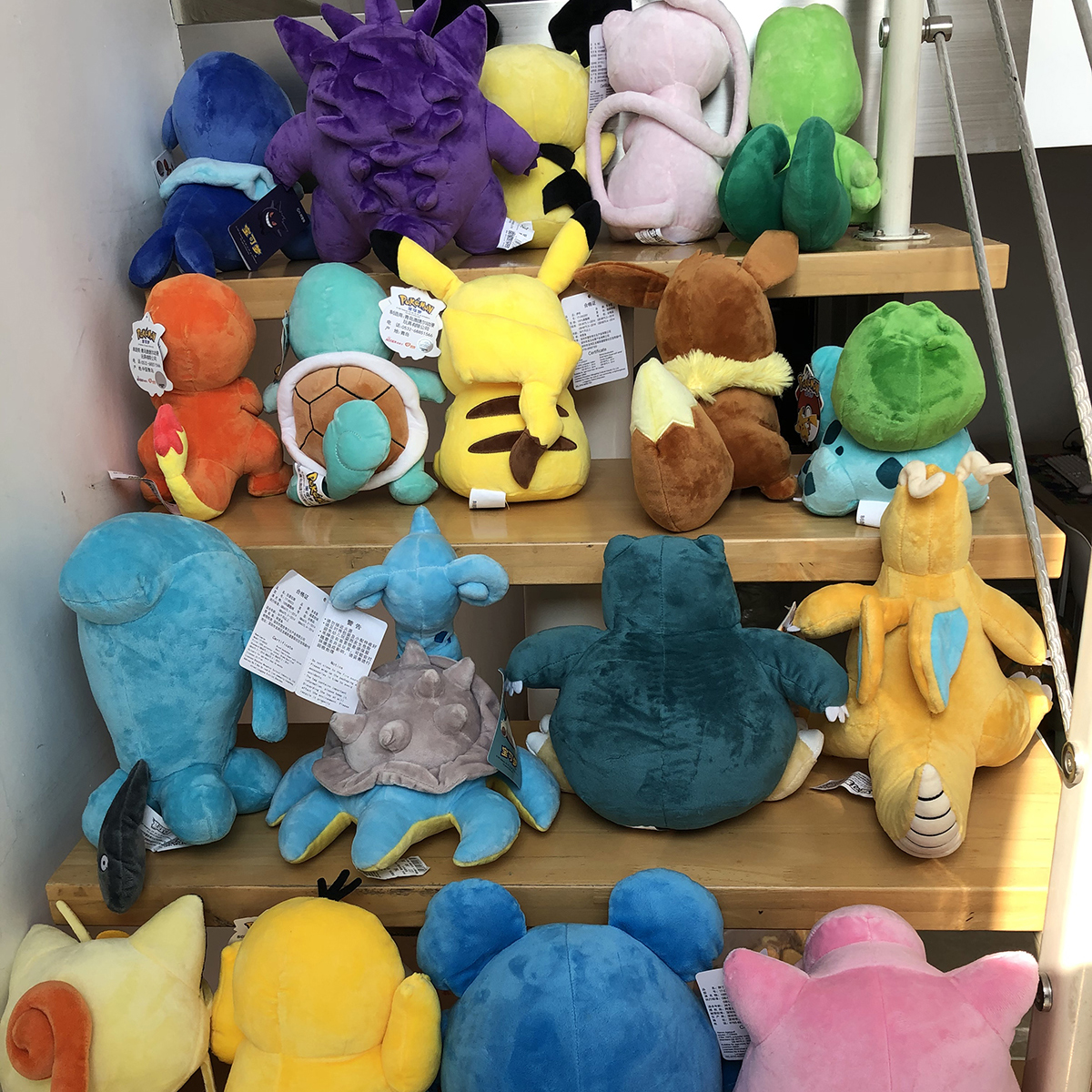 Pokemon brinquedo de pelúcia alta qualidade com tag anime dos desenhos animados pikachu charmander squirtle bulbasaur boneca de pelúcia presente para crianças