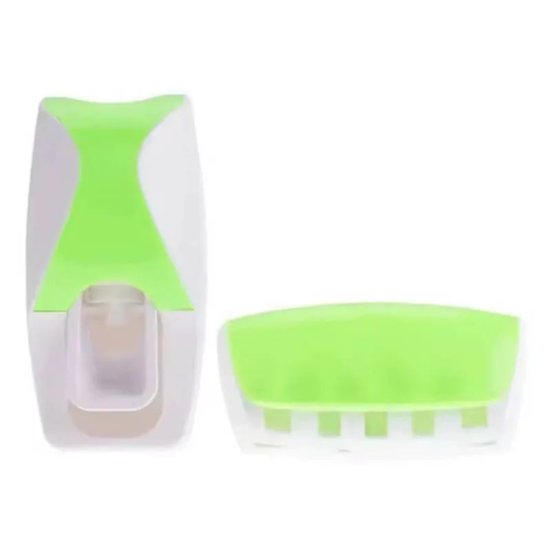 Wall-Montado Toothbrush e Toothpaste Holder Set, dispensador automático e copo