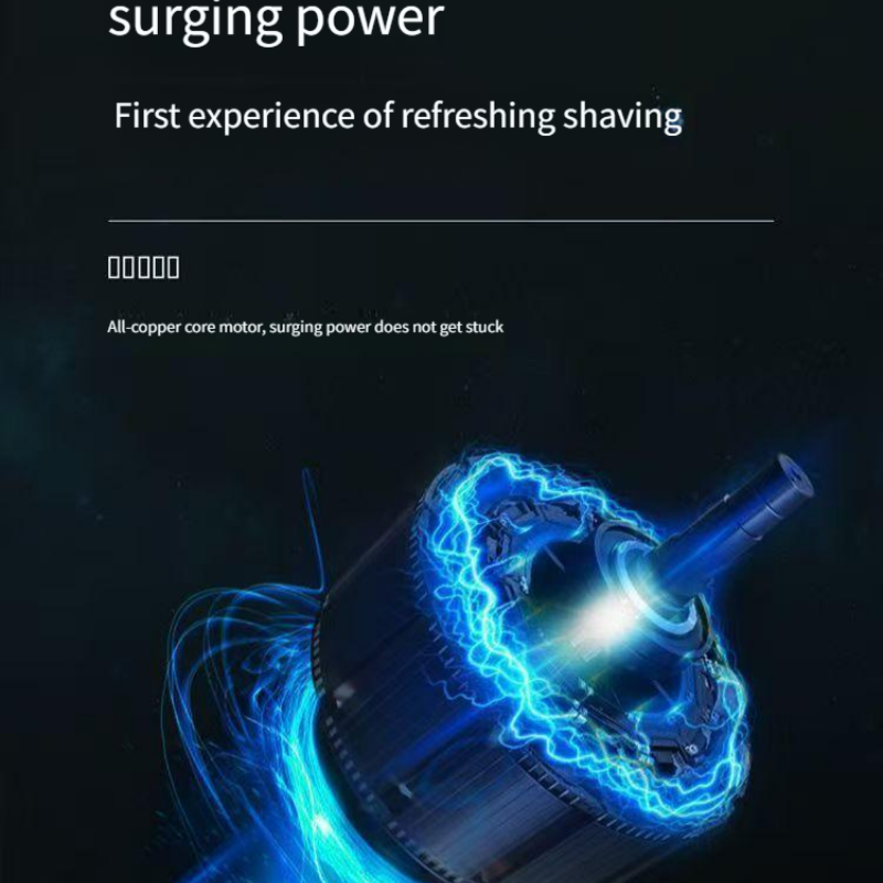 211-휴대용 여행 및 가정용 세척 가능 전기 면도기 - 합금 바디 및 디지털 디스플레이가 있는 USB 미니 남성용 면도기