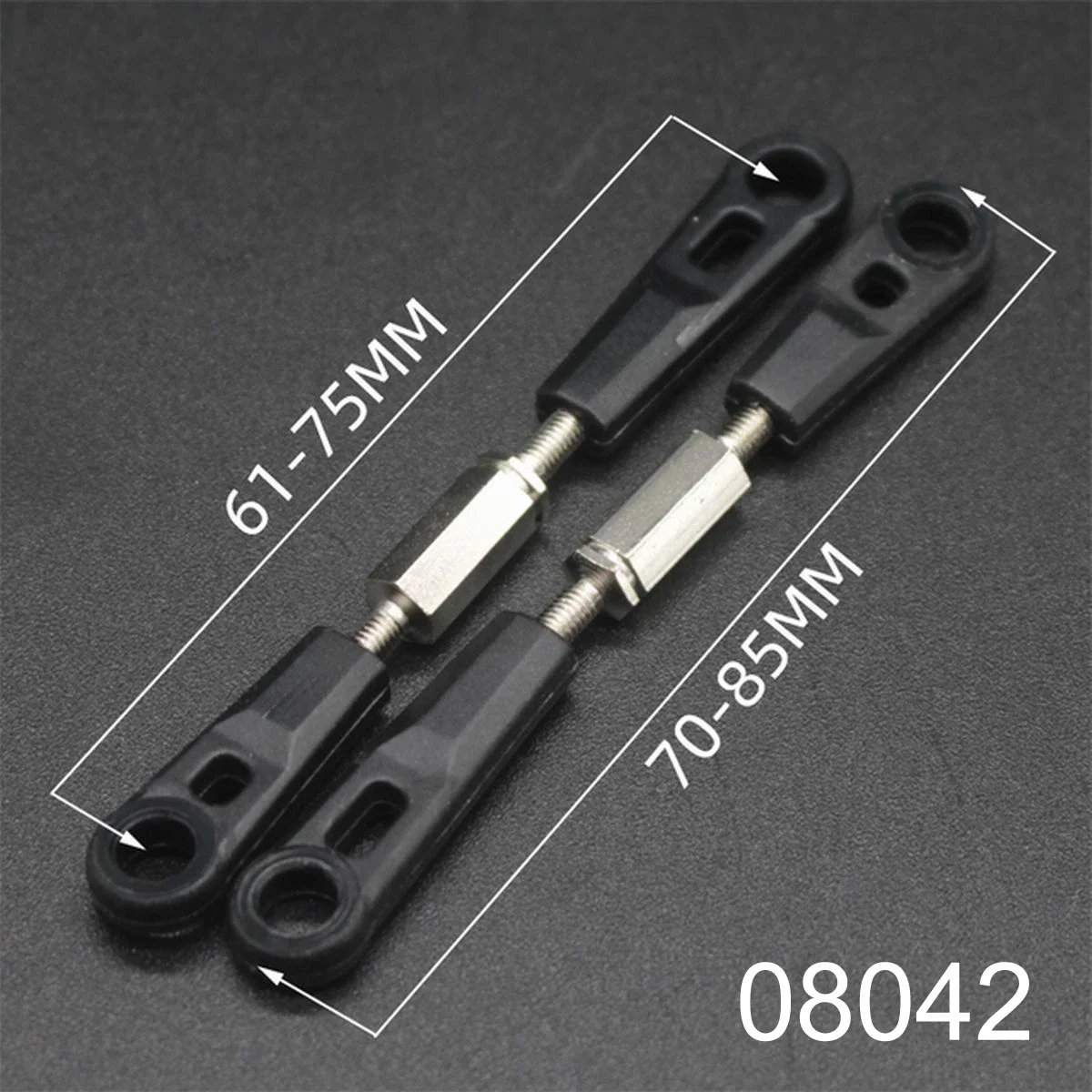 HSP 02012 06016 08042 Phía Trước Phía Sau Các Mối Liên Kết Servo Liên Kết/02038 Bóng Đầu Vít Cho 1/10 RC Xe Buggy Xe Tải ngoài Khơi Đường Xe Bánh Xích