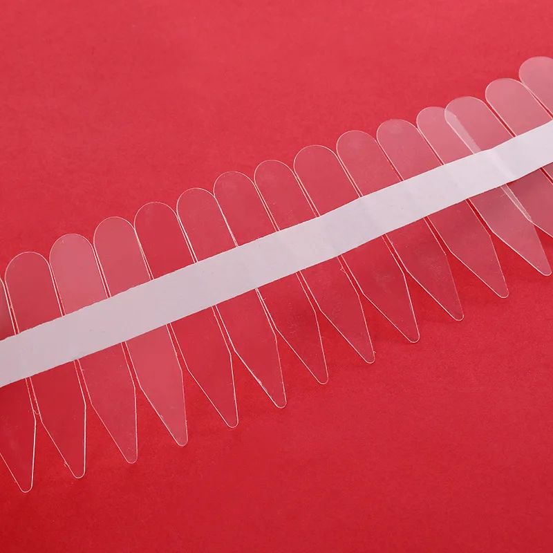200PCS PVC COLLAR Gusset เสื้อ Shaping Anti-Wrinkle COLLAR สนับสนุน