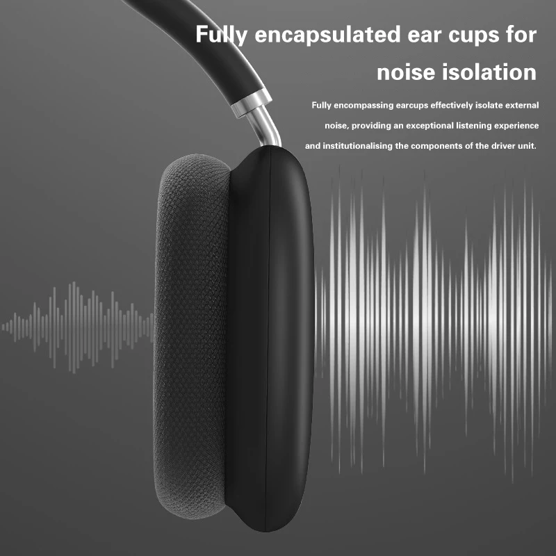 P9Promax-auriculares inalámbricos con Bluetooth, cascos con micrófono y cancelación de ruido, sonido estéreo, deportivos y para videojuegos