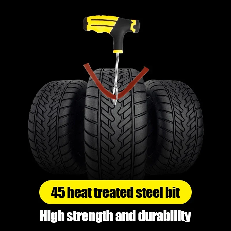 Car Tire Repair Kit Puncture Plug Tools Tyre Puncture Emergency for Tire Strips Stirring Glue Repair Tool Kit Car Accessories