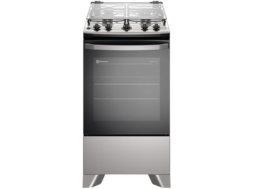 Fogão 4 Bocas Electrolux Prata Acendimento Automático Efficient com PerfectCook FE4IS - Bivolt