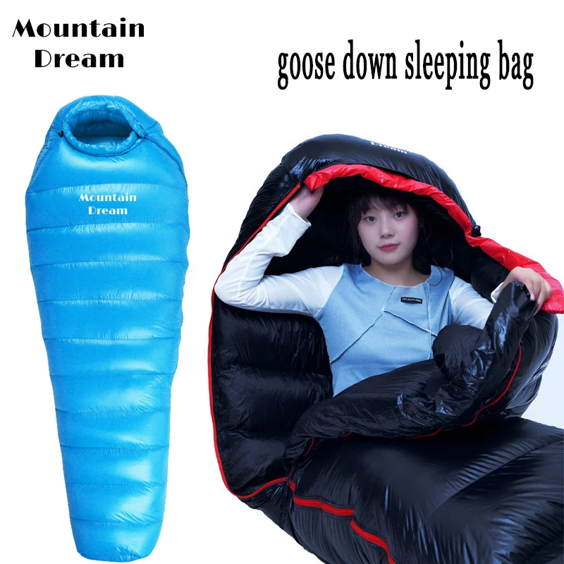 Siêu Nhẹ Mùng Ngủ Túi Ngỗng Trắng Xuống Túi Ngủ Cắm Trại Túi Ngủ Thu Đông Trưởng Thành Túi Ngủ