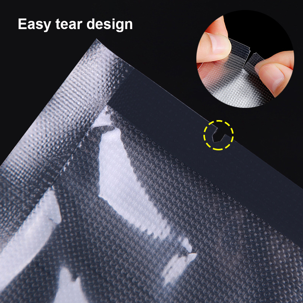 100PCS Vacuum Packaging Bags For Food 5 Sizes Kitchen Storage Bags For Freshness Vacuum Packaging Bags Sealable Bag