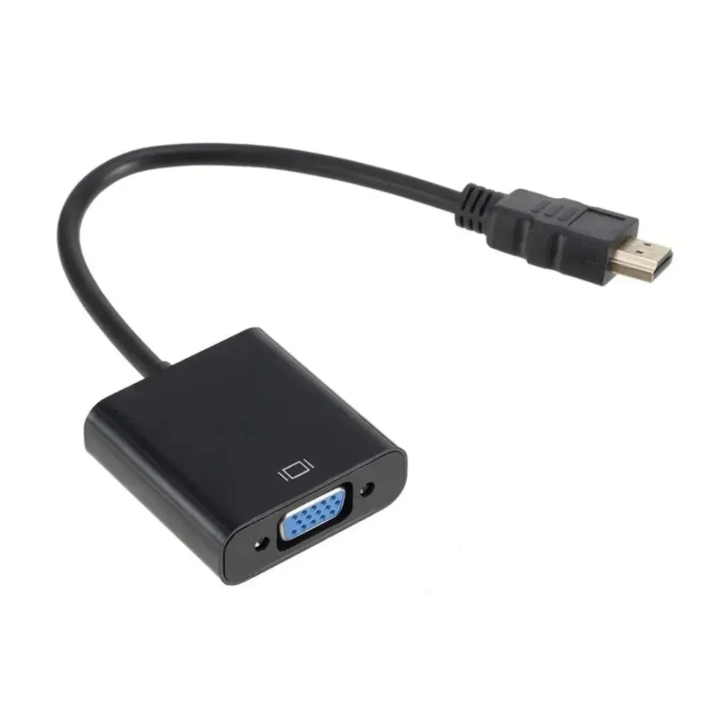Adattatore HDMI a VGA unidirezionale da HDMI a VGA 1080P (maschio a femmina) per computer desktop laptop monitor PC proiettore HDTV