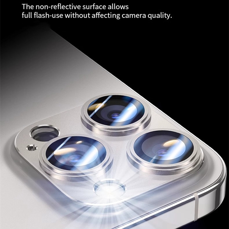 Metal Camera Protector For iPhone 17 ProMax 17Pro 17Air 15 14 16 ProMax Alloy Case Back Lens Tempered Glass Cover Protective Cap