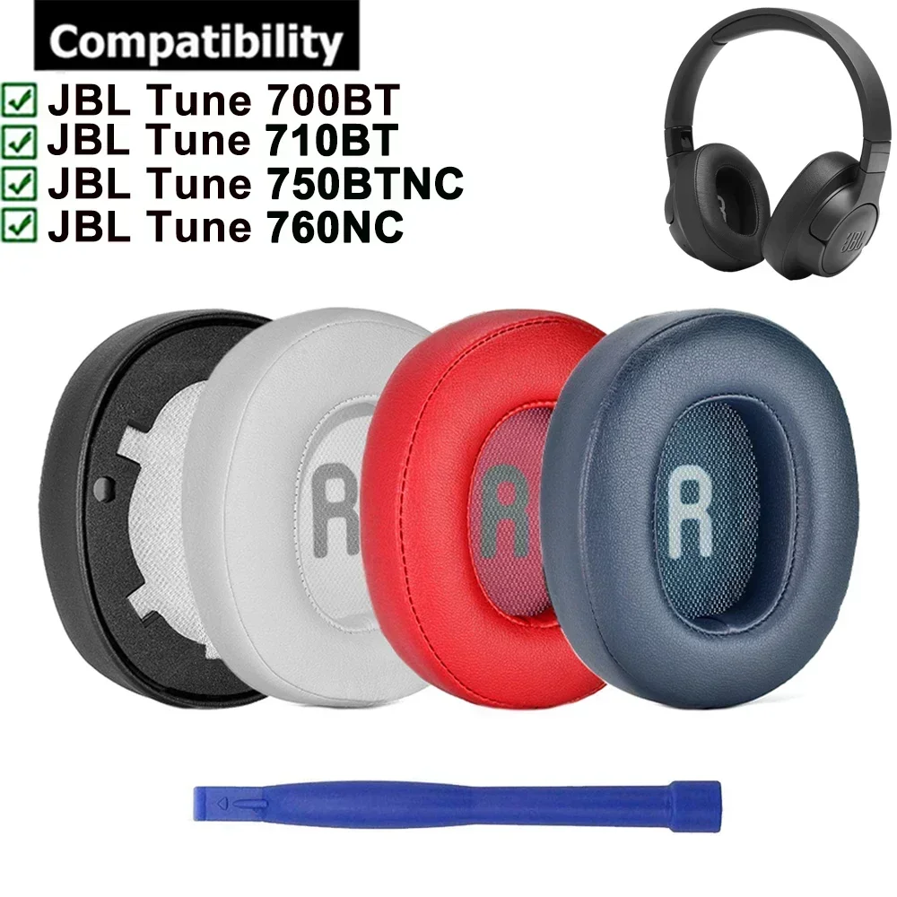 Almohadillas de cuero de repuesto para auriculares JBL Tune 700BT 710BT 760NC 750BTNC
