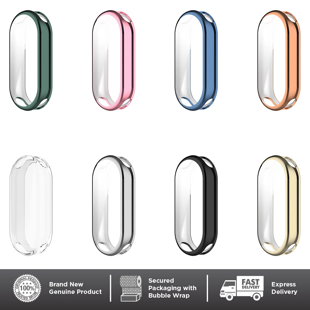 Case for Xiaomi Mi Band 9 Screen Protector Case Soft TPU All-Around Protective Bumper Cover Accessories for MiBand 9 Shell