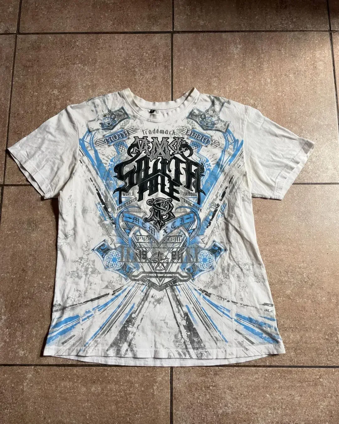 ダークスカルプリント Tシャツ男性と女性のためのアメリカンレトロ夏 Y2K 原宿ブランドゴシックジョーカー綿カップルトップス