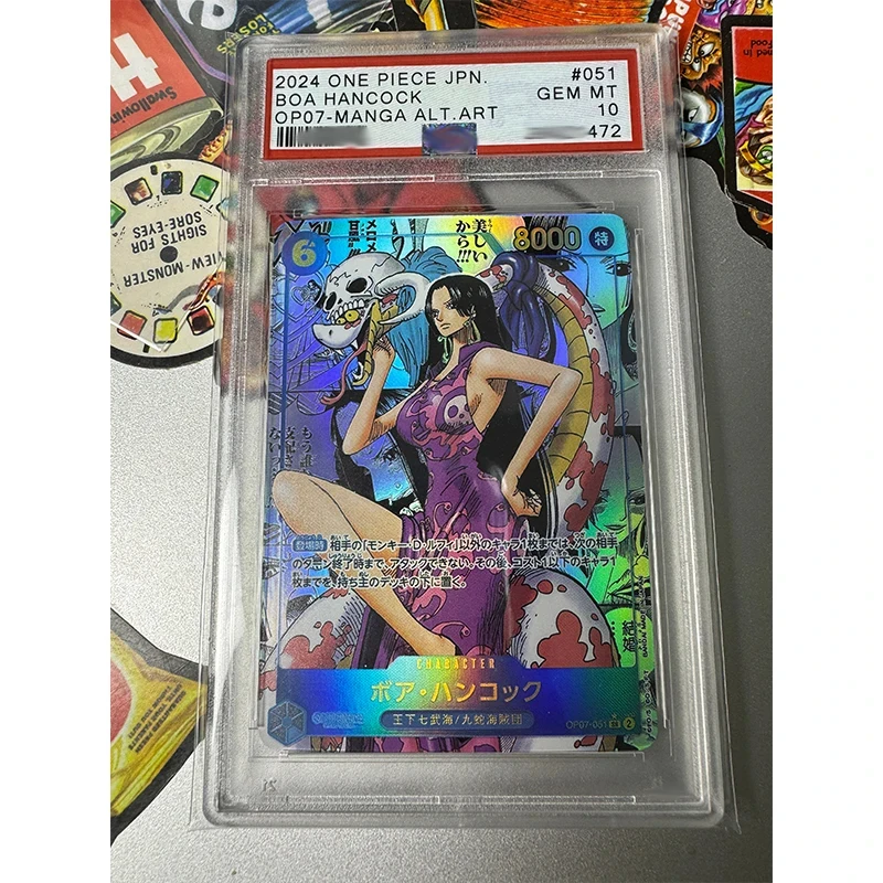 Mono de una pieza D. Luffy Boa Hancock DIY OP Xtreme hecho en casa versión japonesa tarjeta de colección juguetes de regalo de cumpleaños de Navidad