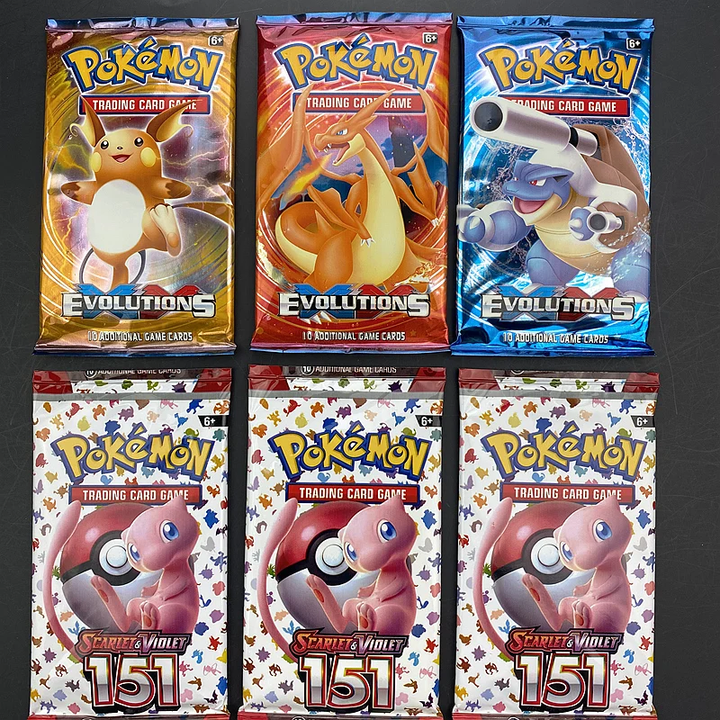 10/20 шт. английская версия Pokemon TCG: Scarlet & Violet 151, классические торговые карты расширения GX Tag Team Vmax Pokemon