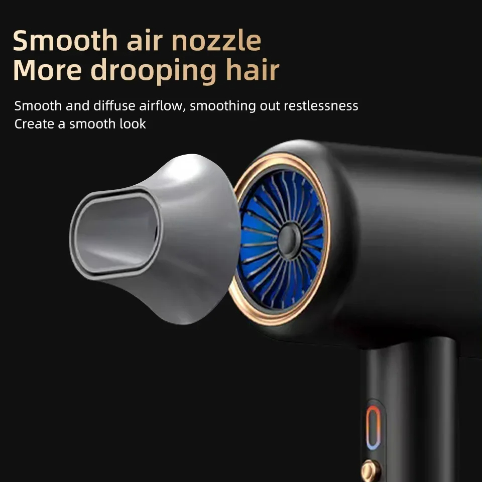 F33 Professioneller Haartrockner, heißer kalter Wind, Luftbürste, Haartrockner, negativer Lonic-Föhn, starker PowerDryer, Salon-Werkzeug, 2400 W