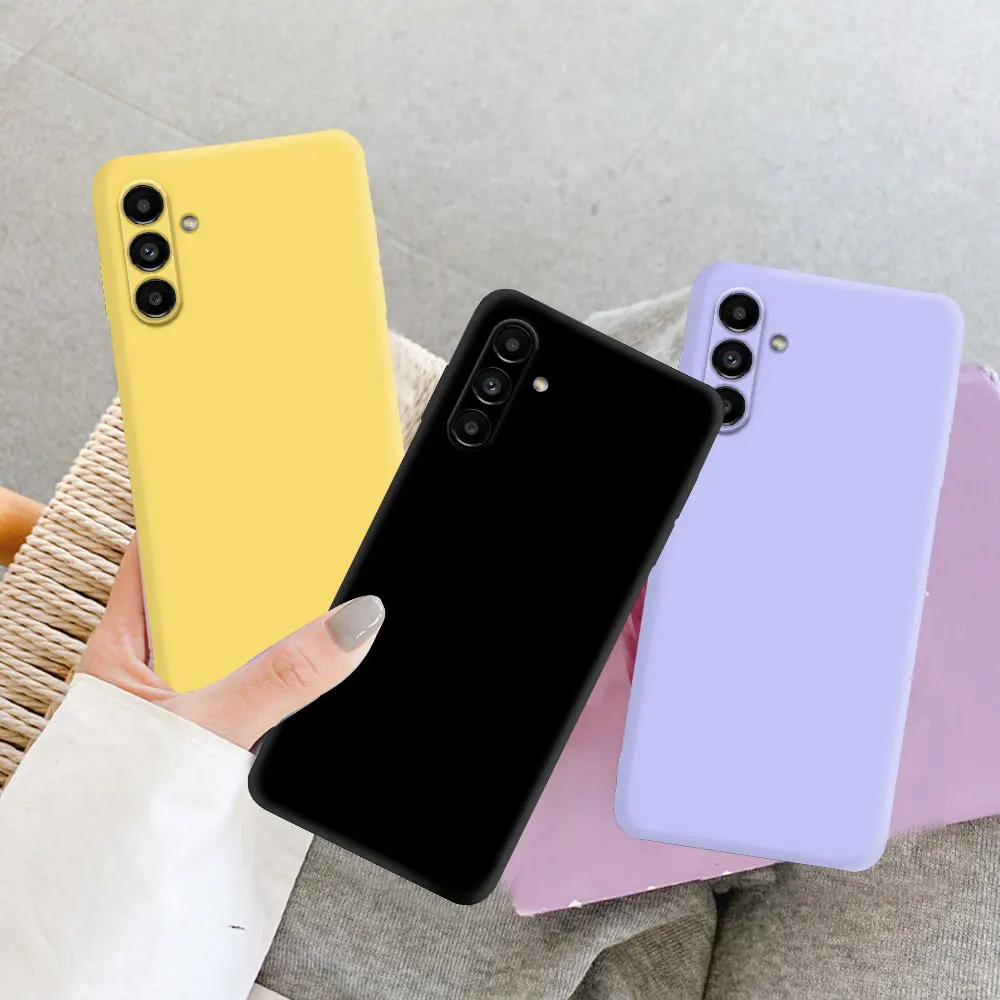 Custodia protettiva in silicone liquido per Samsung Galaxy A15 A25 A35 A55 A22 A32 A52 A13 A23 A33 A53 A14 A24 A34 A54 4G 5G Custodie