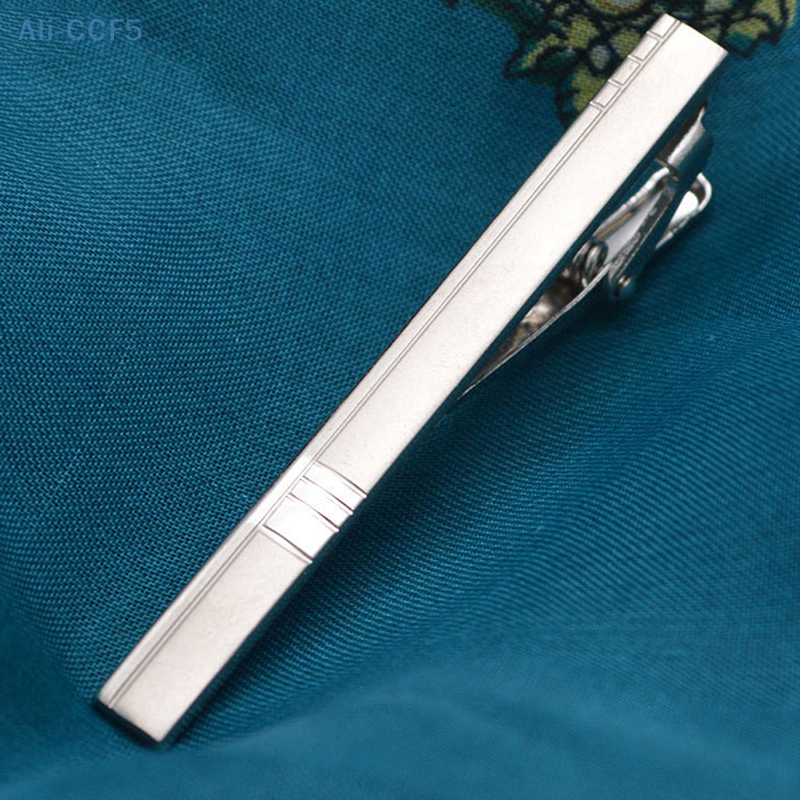 Silver Color Necktie Pin Tie Clip For Men Gentleman Ties Bar Tie Pin For Men's Accessories 1Pcs