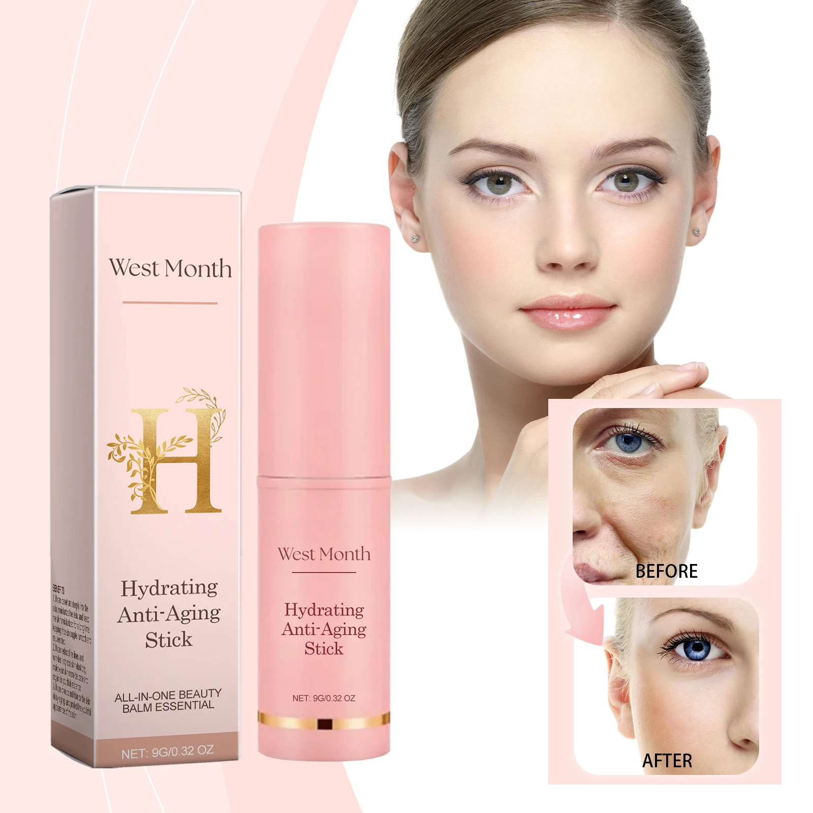 Hidratante multi bálsamo vara rugas salto colágeno melhorando rugas creme universal maçante hidratante vara coreano cuidados com a pele