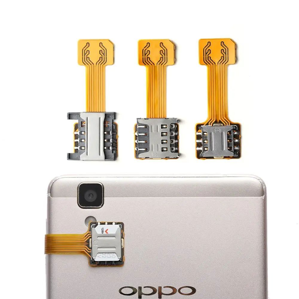 Adaptador Universal de tarjeta Sim híbrida TF, 1 piezas, Dual Nano/Micro/Mini SIM, extensor Micro SD, Nano Cato, teléfono Android