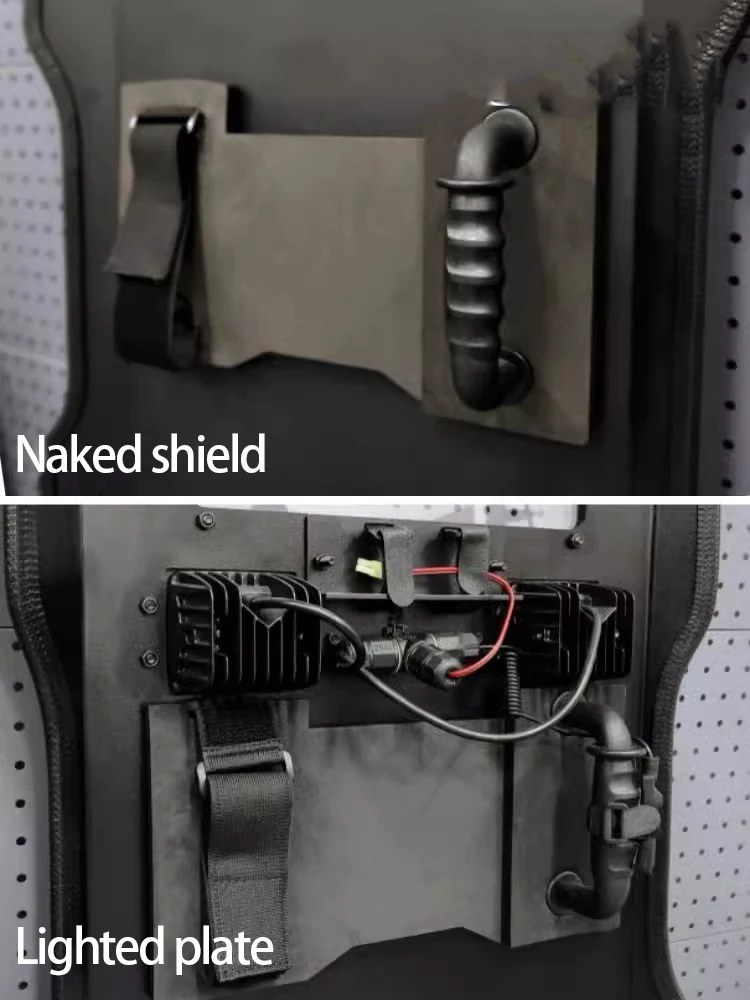 High-strength ABS impact-resistant Flash Shield Live CS Riot Shield cos Shield prop equipment can be customized