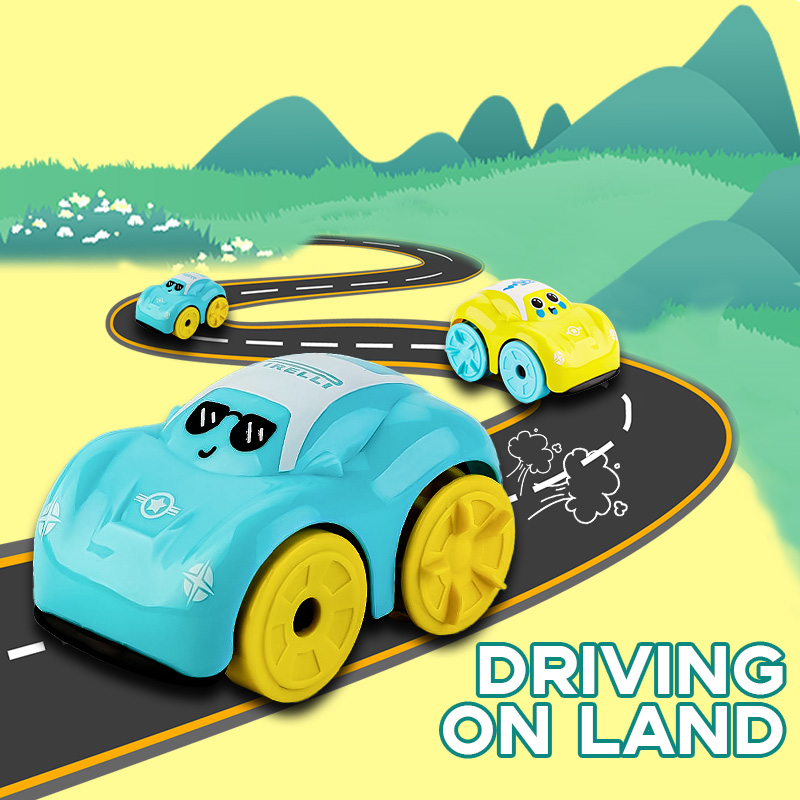 Baby Shower Speelgoed Amfibische Auto 'S Badkamer Drijvende Uurwerk Speelgoed Auto 'S Kinderen Schattig Zwemwater Spelen Speelgoed Voor Kinderen Geschenken