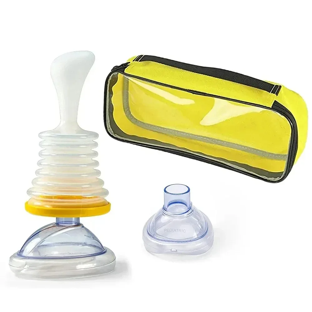 Kit di pronto soccorso Dispositivo per soffocamento Adulti e bambini Kit di salvataggio per soffocamento di 2 dimensioni Dispositivo di salvataggio per asfissia domestica Anti soffocamento