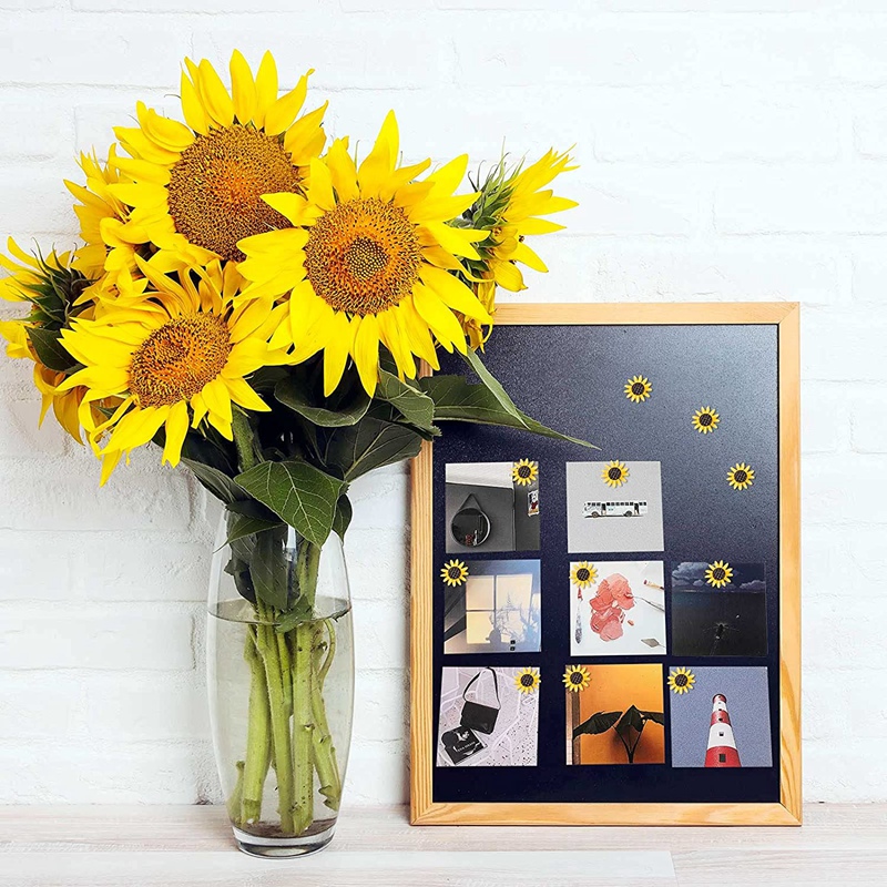 Sunflower Push Pins Sunflower Tacks Flower Cork Board Tacks Sunflower Thumb Tacks For Photos Wall Maps