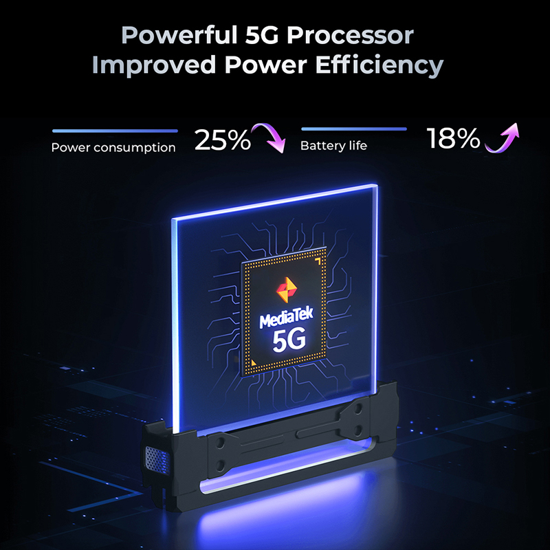 Oukitel WP35 5G Smartphone resistente pantalla 2,4 K MTK Dimensity 6100 + 11000mAh 8GB + 256GB 64MP cámara trasera teléfono móvil Android 14