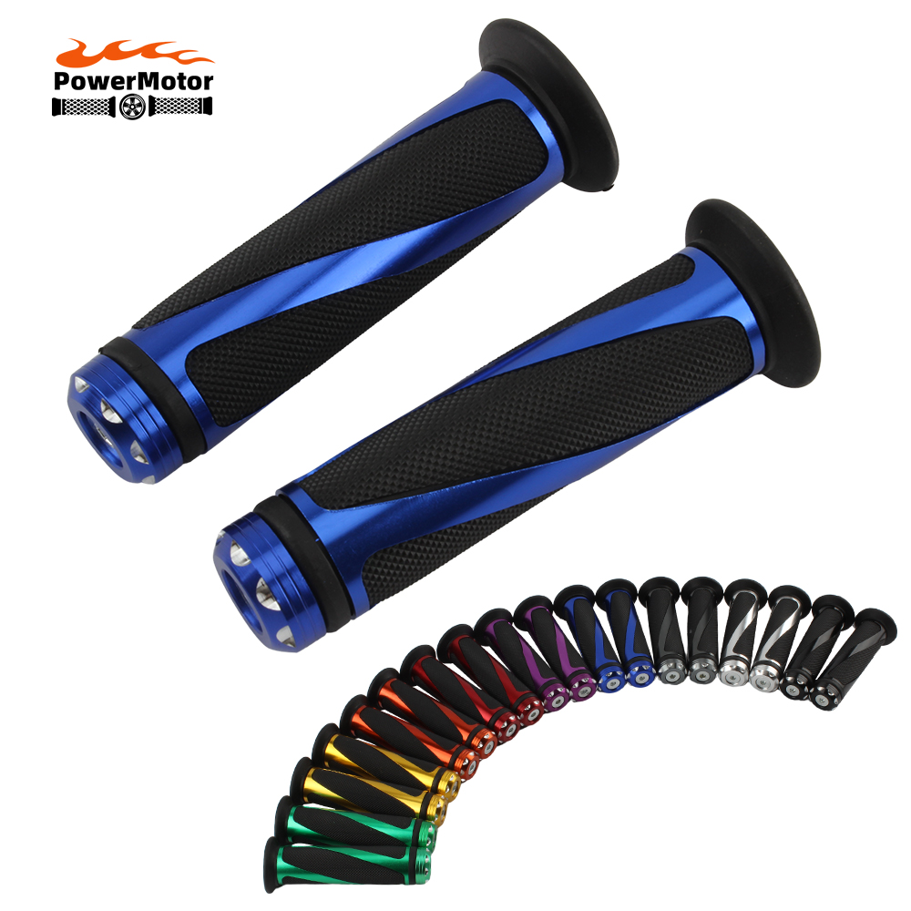 7/8 "22mm Motorrad Grip Universal Griff Lenker CNC für Kawasaki Honda Yamaha Suzuki Benelli Ducati Roller Ebike Motorrad