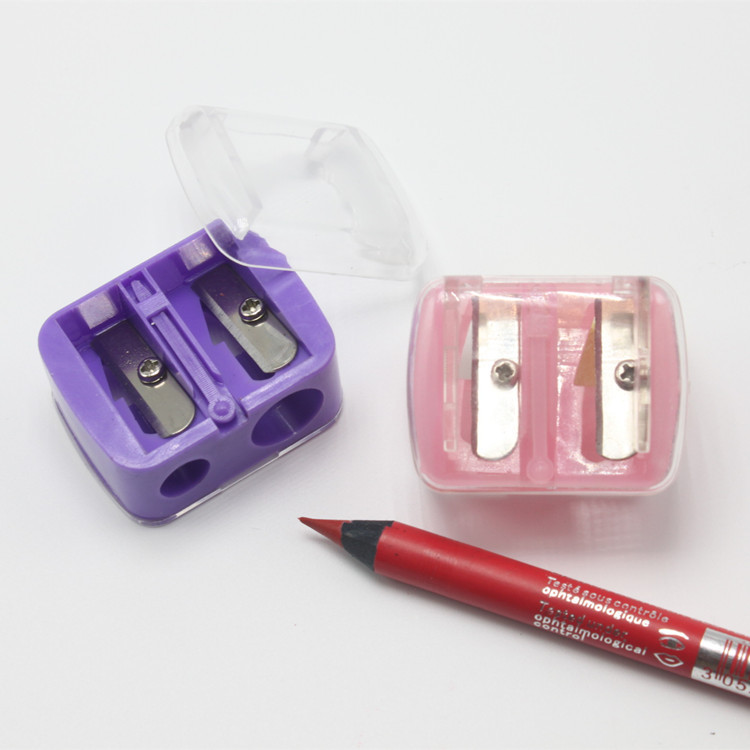 Thời Trang 2 Lỗ Chính Xác Đựng Mỹ Phẩm Dùng Lông Mày Kẻ Eyeliner Pencil Trường Văn Phòng Cung Cấp Tặng Bán