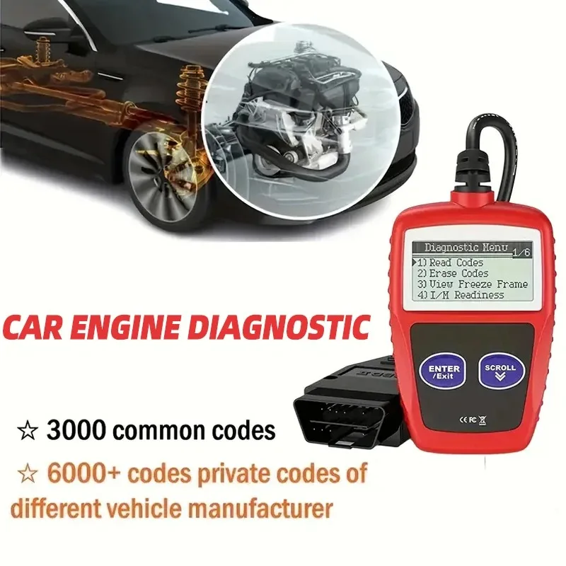 2025 avançado leitor de código obd2 scanner obdii ferramenta de diagnóstico do carro códigos de falhas claras ferramentas de diagnóstico instrumento universal