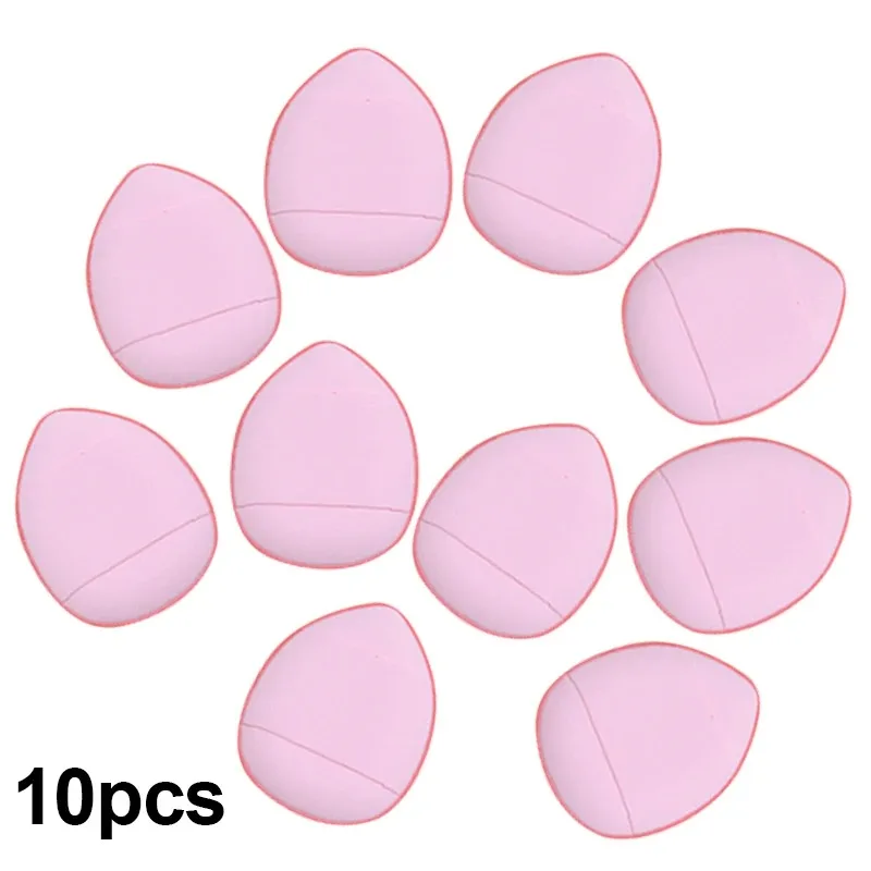 5/10 Stuks Mini Vinger Bladerdeeg Foundation Kleine Luchtkussen Poeder Spons Gezicht Concealer BB Cream Cosmetische Applicator Makeup Tools