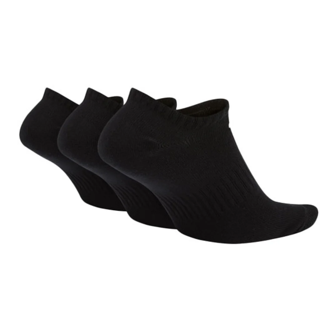 Nike EVERYDAY LTWT ANKLE 3PR Lightweight Neutral Quick Dry Training Socks 3 Pairs Winter Supportive Comfort Soft Black & White