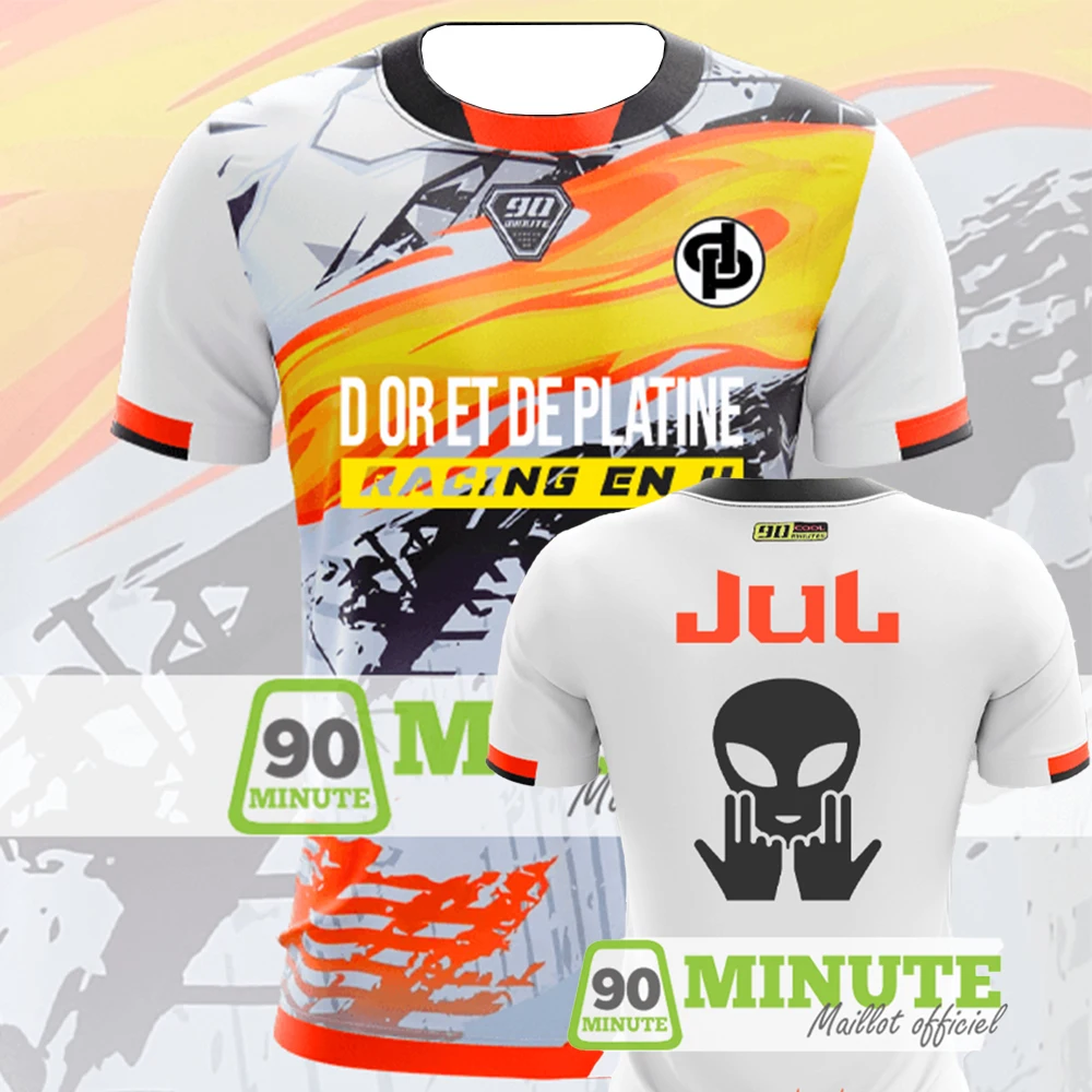 2025 New Hot Men And Women Breathable Loose Short-sleeved T-shirt 90 MM9 Minutes Series 3D Print T-shirt  Sports Enthusiast Top