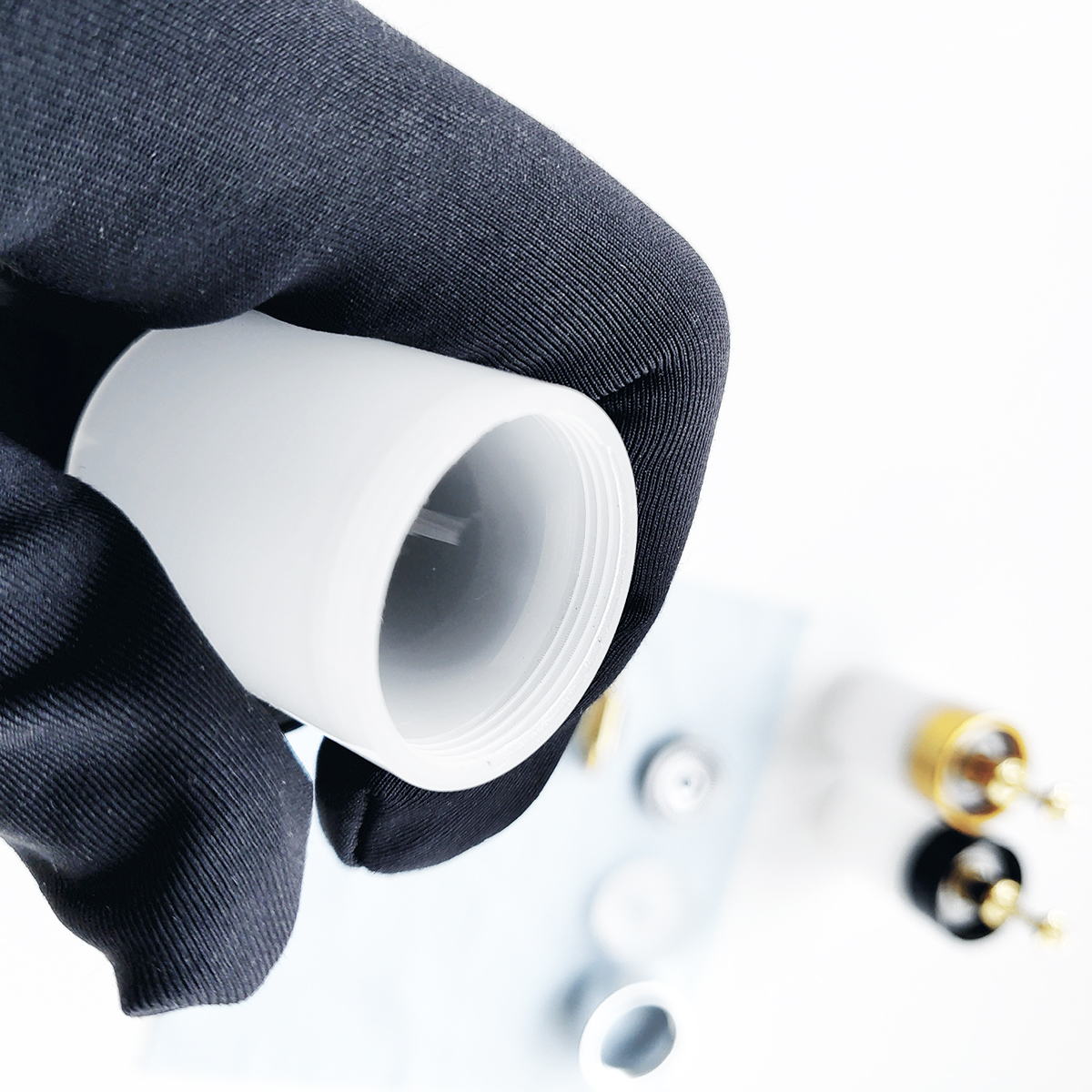 TXQSABER Enchufe de metal de 1 pulgada para piezas de sable de luz Accesorios Dueling RGB Sabre