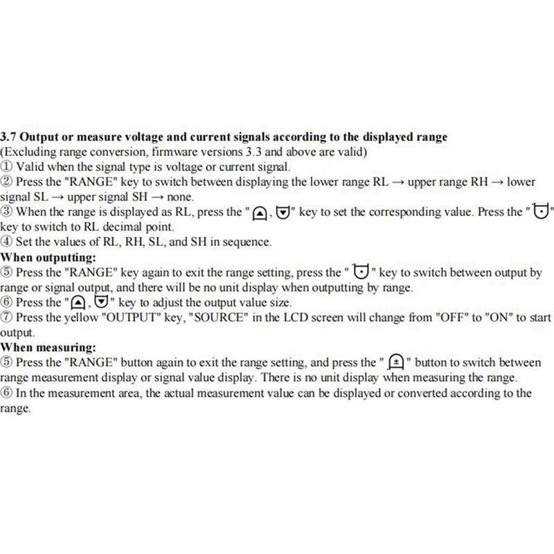 Multifunction Signal Generator 4-20Ma Current Voltage RTD Thermocouple Signal Source Handheld Process Calibrator-A32R