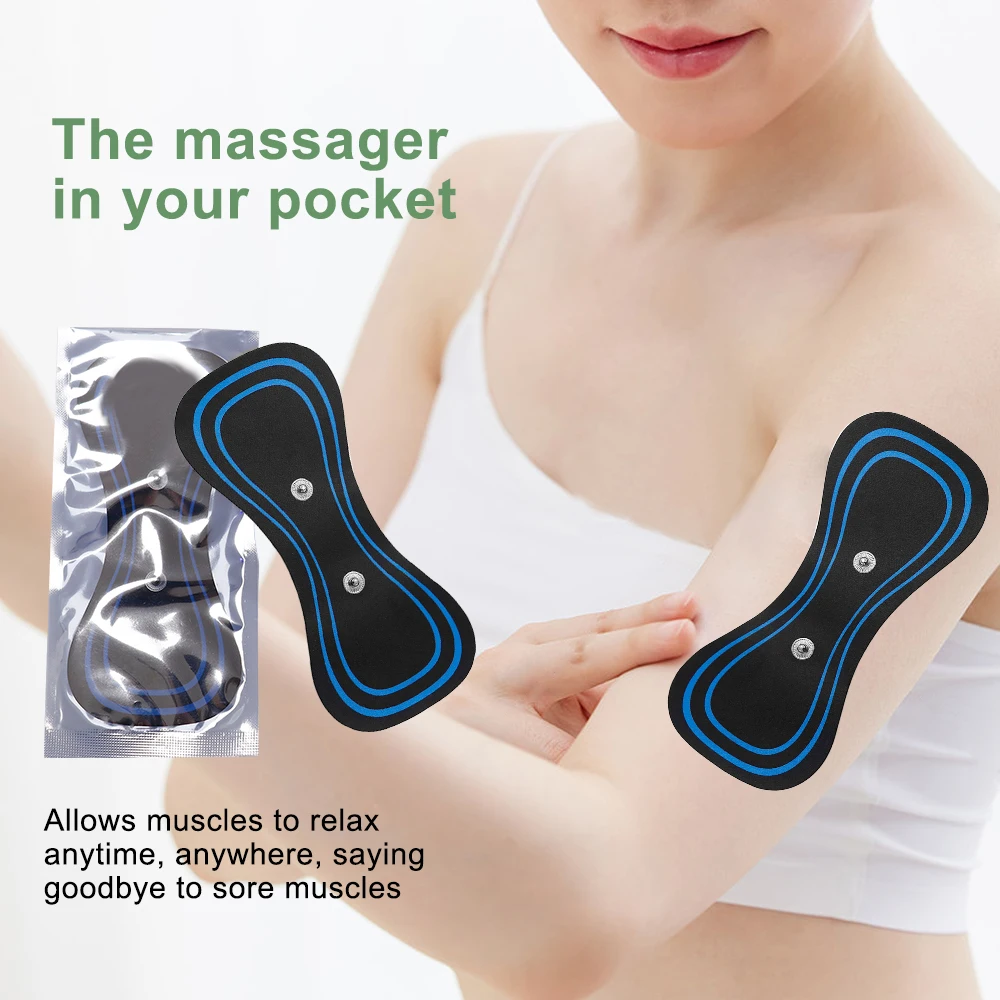 10/20 Stuks EMS Nekmassage Patch Vervanging Trainer Hip Exerciser Afslanken Tientallen Body Massager Gel Pads Spierstimulator sticker
