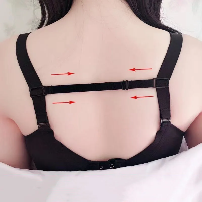 1-5Pcs Women's Adjustable Bra Strap Holder All Match Invisible Non-slip Shoulder Straps Belt Buckles Underwear Lingerie Extender
