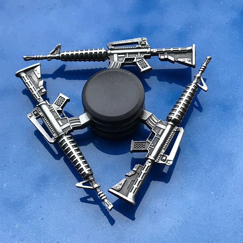 ความคิดสร้างสรรค์ Hand Spinner Gun สังกะสีโลหะผสมโลหะ Fidget King of Glory อาวุธ Series เด็กความเครียดบรรเทาของเล่นตลก