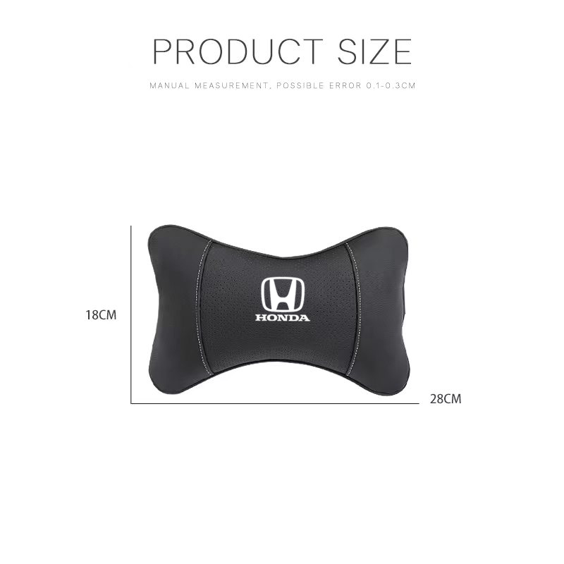 Car Headrest Neck Cushion Memory Foam Soft Accessories For Honda Civic xrv hrv crv brv City Accord Fit Jazz Insight