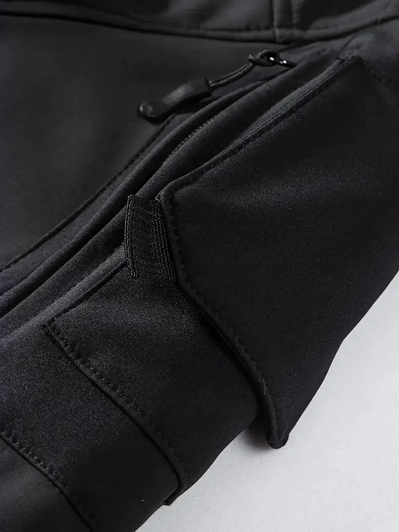 Novo outono inverno jaquetas táticas dos homens militar casca macia impermeável à prova de vento com capuz jaqueta ao ar livre funcional multi-bolsos