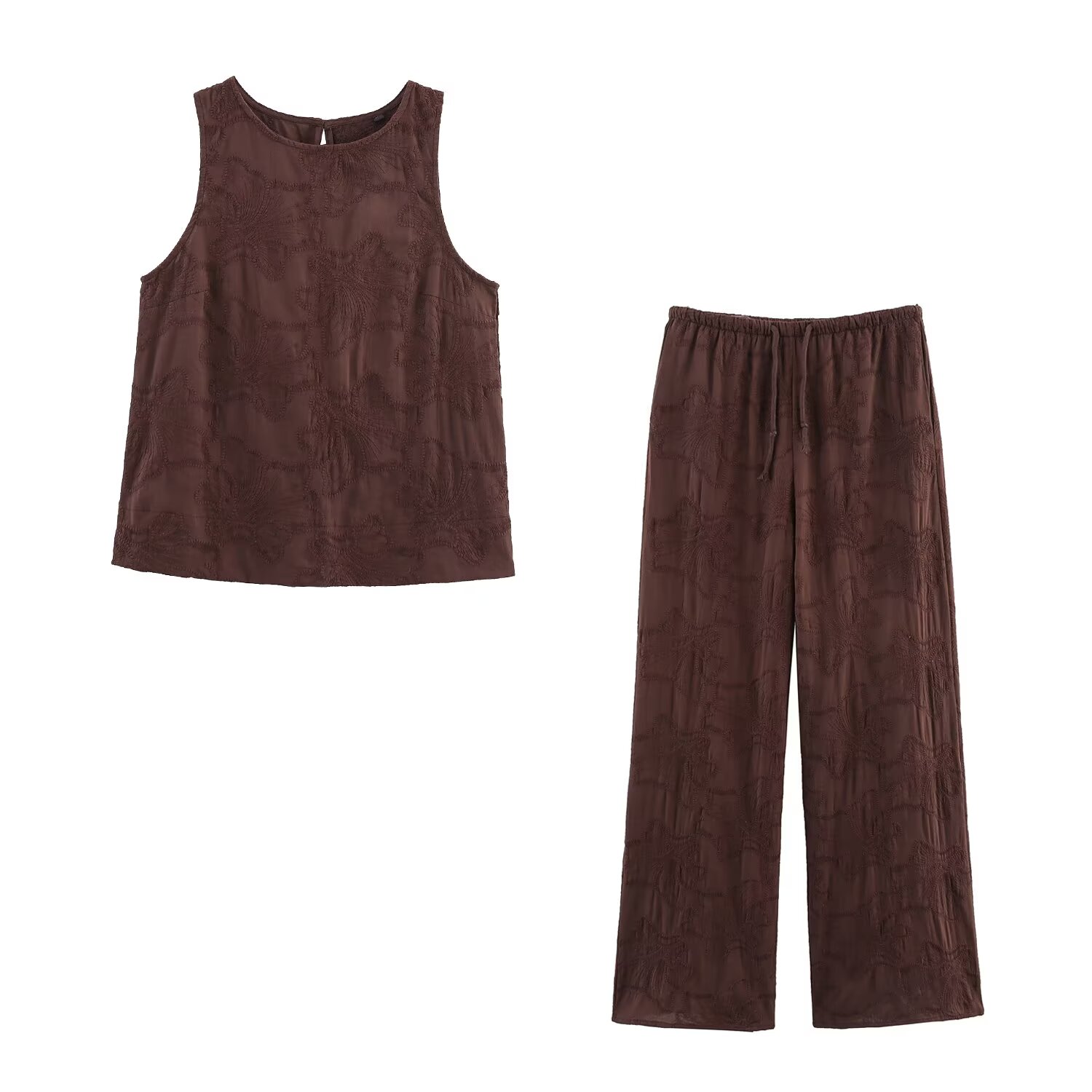 Tangada 2025 летняя женская хлопковая рубашка с вышивкой, блузка без рукавов, женские топы 6H0637