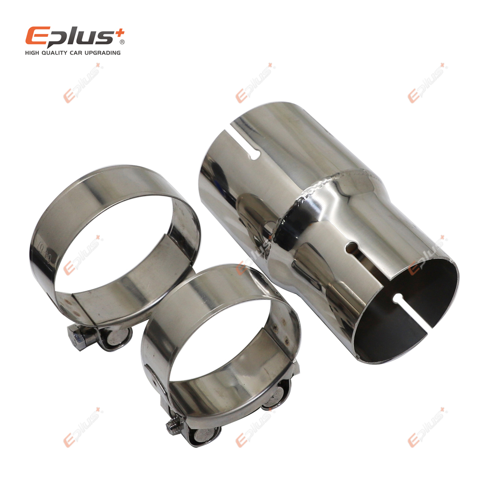 Eplus Universal Auto Motorrad Zubehör Edelstahl Auspuffrohr Reduzierstück Adapter Auspuff Schalldämpfer Pipeline Geschweißtes Rohr