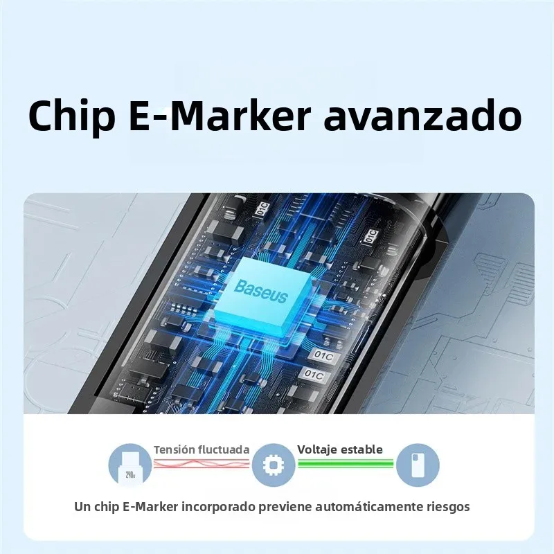 Cable Baseus USB C de 240W para iPhone 17 16 15 Plus Pro Max supercarga para Macbook cargador rápido Cable tipo C para xiaomi Samsung