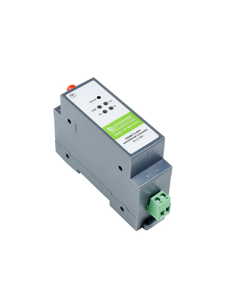RS485 naar WIFI Ethernet-module Modbus MQTT Gateway seriële server op rail gemonteerd