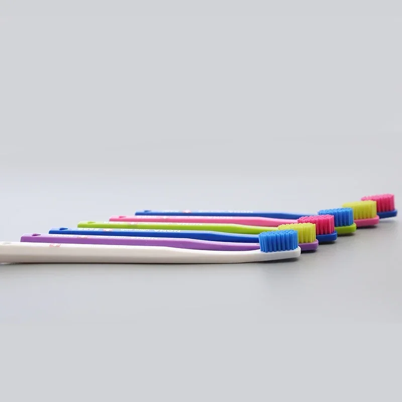 3 pezzi Nona spazzolino da denti in microfibra ultra morbida 5460 spazzolino manuale ad alta densità pulizia delicata e cura delle gengive set domestico in stile svizzero