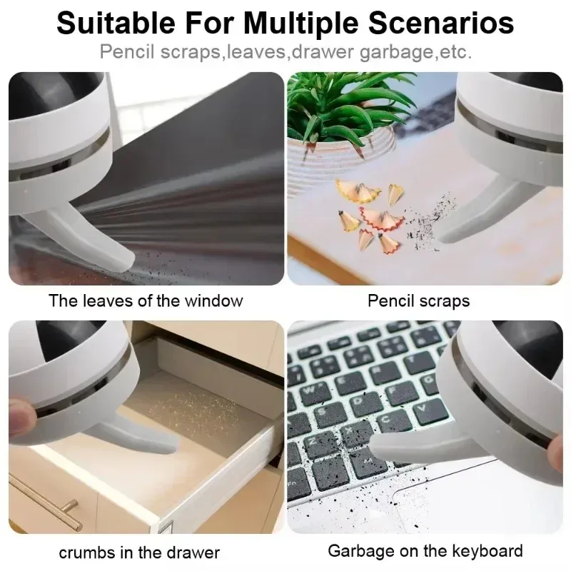 Mini Staubsauger Tragbare Schreibtisch Tisch Staub Vakuum USB Handheld Tisch Kehrmaschine Haar Bleistift Krümel Reinigung Werkzeug Staubsauger