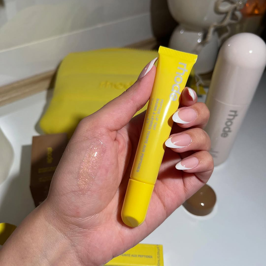 Lemontini bálsamo para la piel, brillo de labios de frijol de gelatina, colorete de bolsillo tostado, lápiz labial hidratante resistente al agua que no se decolora